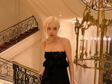 Rosé before the YSL spring/summer 2027 show