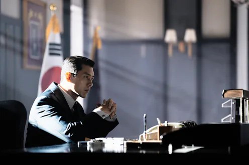 Hyun Bin in Made in Korea Season 2. Photo via Hulu