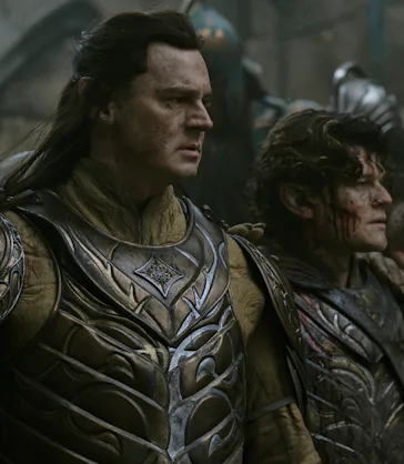 Benjamin Walker and Robert Aramayo in The Lord of the Rings: The Rings of Power