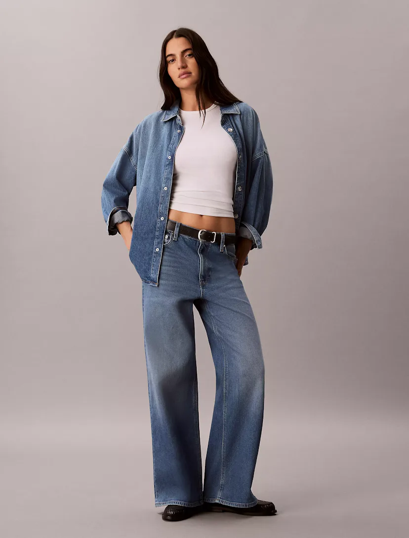Ultra High Rise Wide Leg Jeans