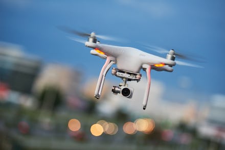 drone quadcopter with digital camera