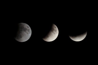 many different phases of a lunar eclipse occurs when the Moon passes directly behind Earth and into ...