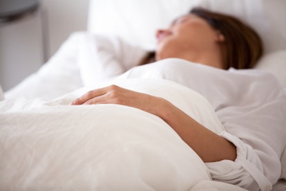 Experts say sleeping with white noise can create a sleep association, making it difficult to fall as...