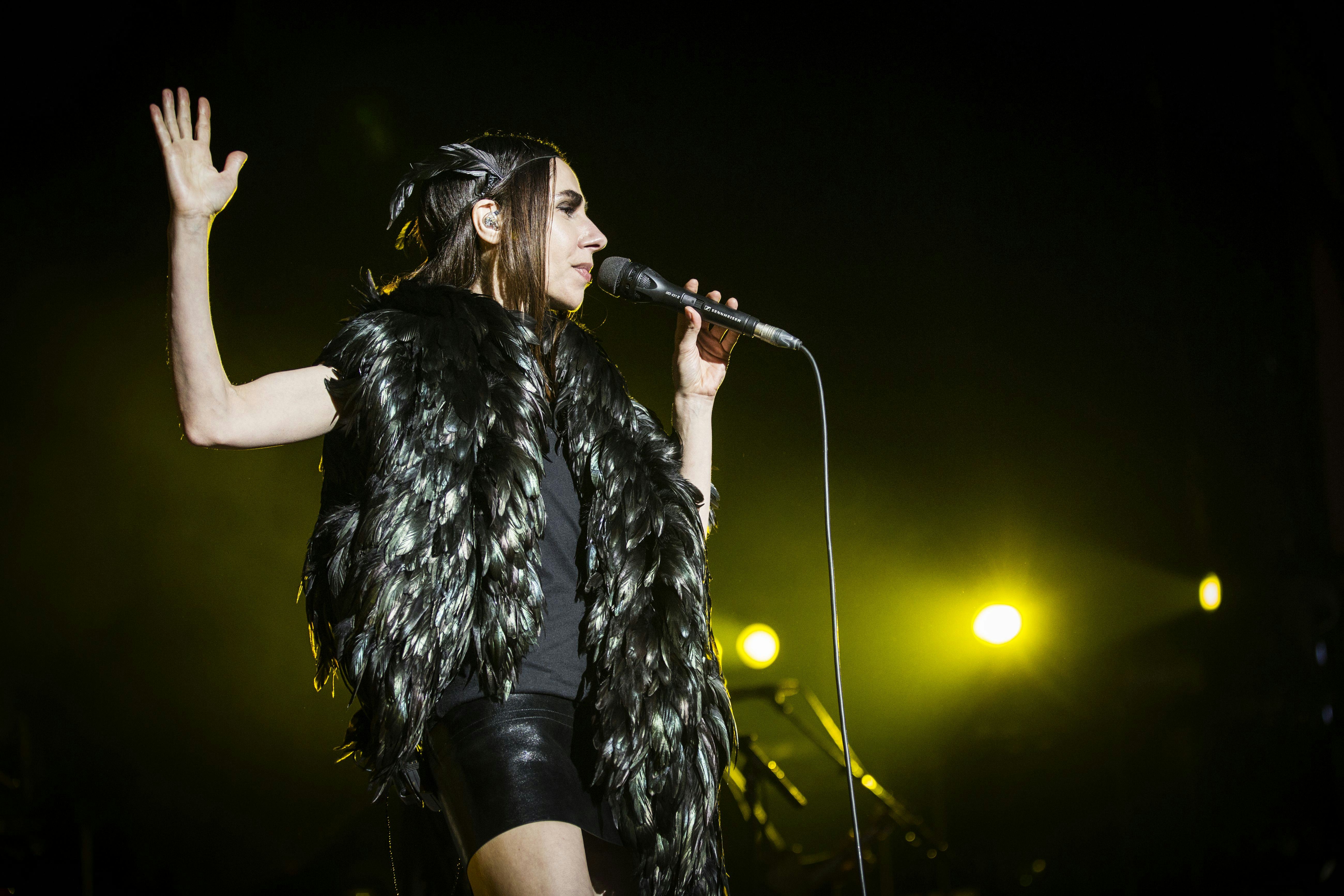 The English singer, musician, poet and songwriter PJ Harvey performs a live concert at the Danish mu...