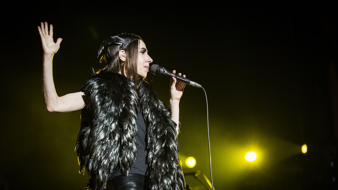 The English singer, musician, poet and songwriter PJ Harvey performs a live concert at the Danish mu...