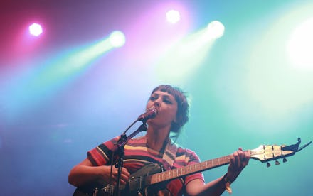 Us? Folk and Indie Rock Singer and Guitarist Angel Olsen Performs on Stage During Her Kutxa Kultur F...