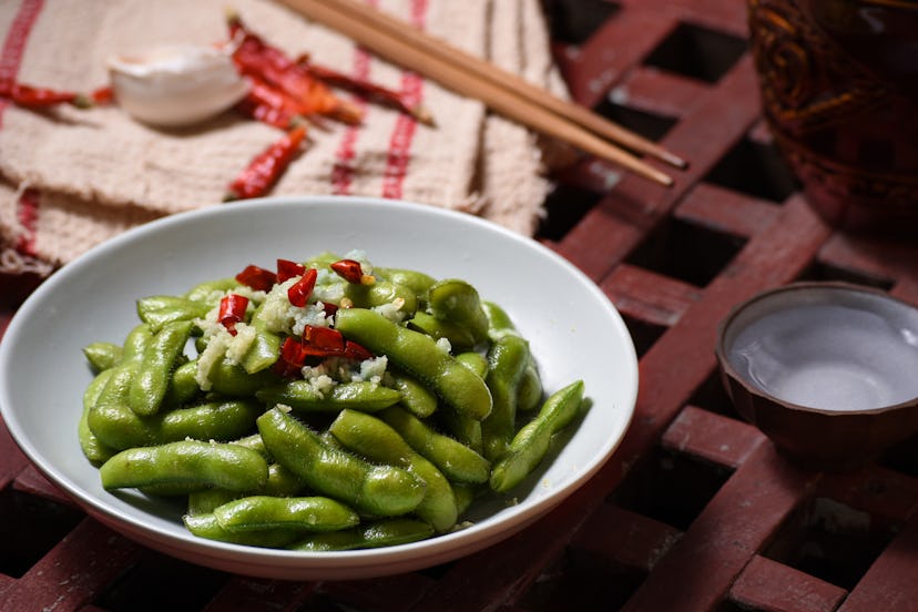 Soy products like edamame are a risk for people who have been diagnosed with ER-positive breast canc...