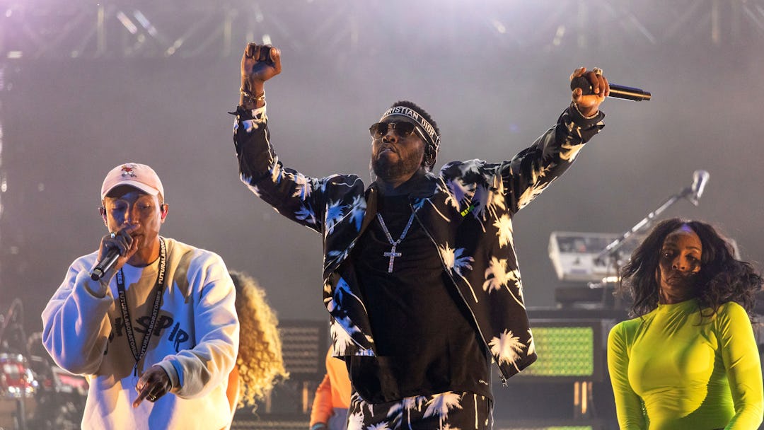 Pharrell Williams and Sean Combs