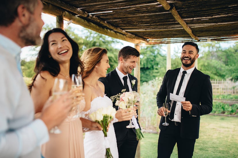 Don't forget to close your wedding speech in a fun way. 