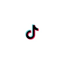 Tiktok logo, tik tok logo, icon. Music, sound, equalizer icon design. Social media