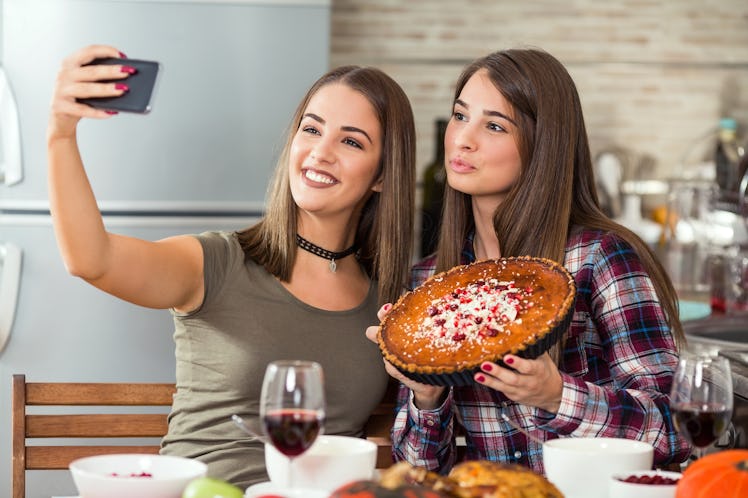 You can't go wrong with these texts to send your partner if you're apart on Thanksgiving.