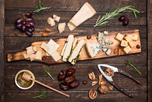Costco's cheese platter has five different types of cheeses, perfect for your next holiday party.