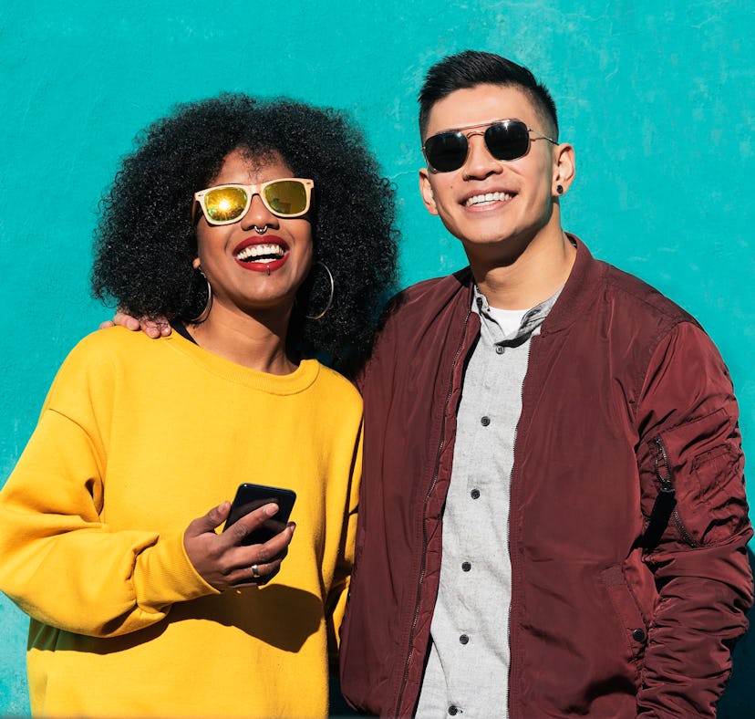 A couple in love regularly sends texts when they're proud of each other.