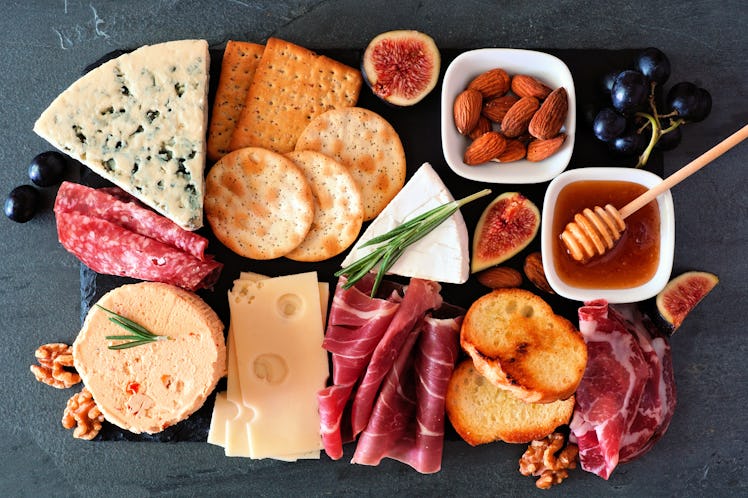 One easy way to host your first Friendsgiving is to serve a charcuterie board. 