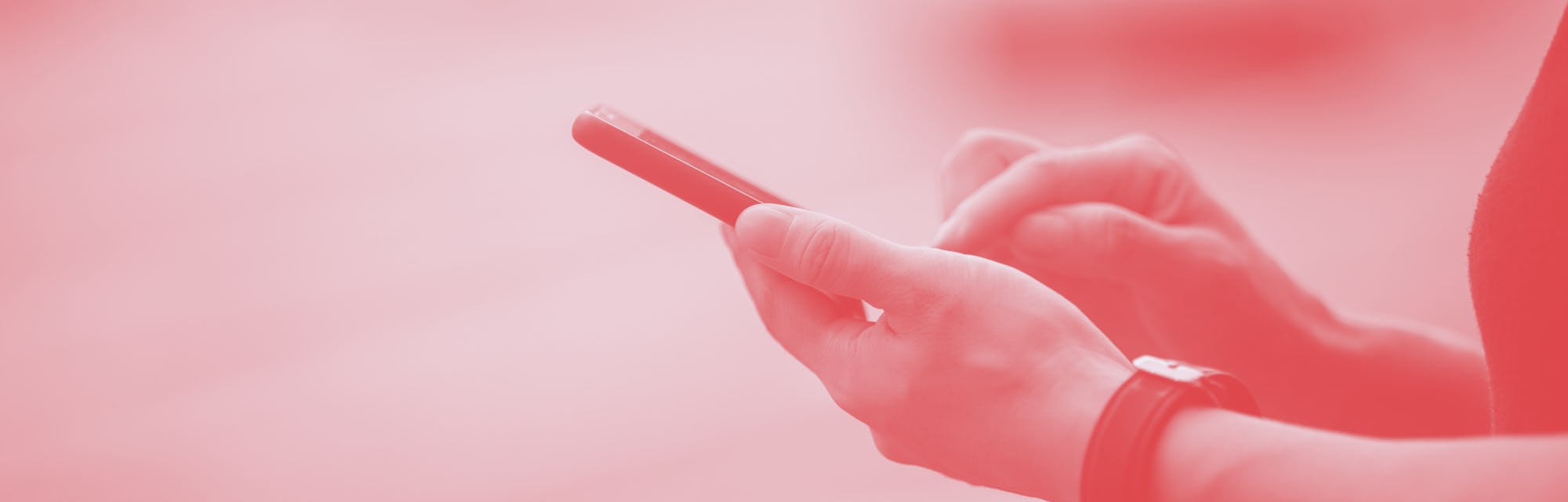 Woman hands using smartphone at city street side,checking the ride-hailing apps