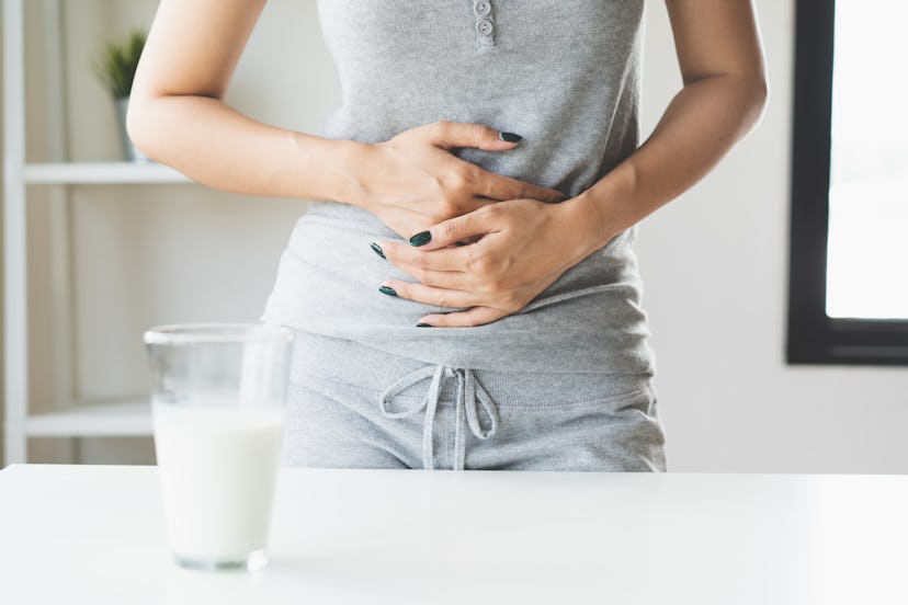 Symptoms of lactose intolerance can quickly disappear when a person gives up dairy