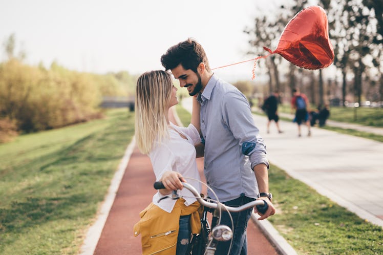 Meeting your partner somewhere in the middle is one way to do Valentine's Day when you're in a long-...