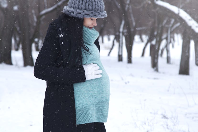 Winter activities during pregnancy can be super strenuous, so choose wisely.