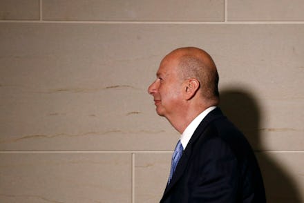 US Ambassador to the European Union Gordon Sondland walks to a secure area of the Capitol to testify...