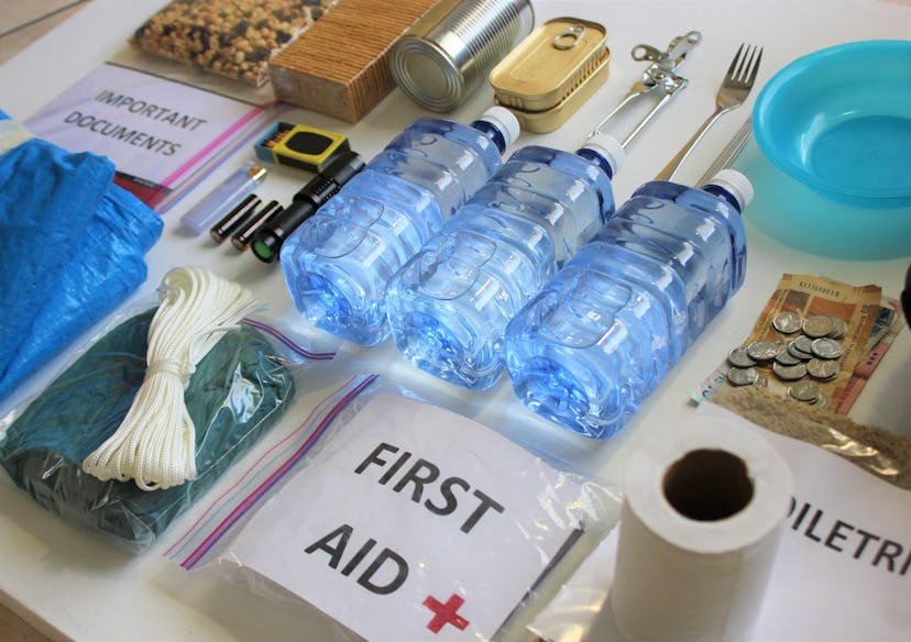 A disaster supply kit,or go bag is a collection of basic items your household may need in the event ...