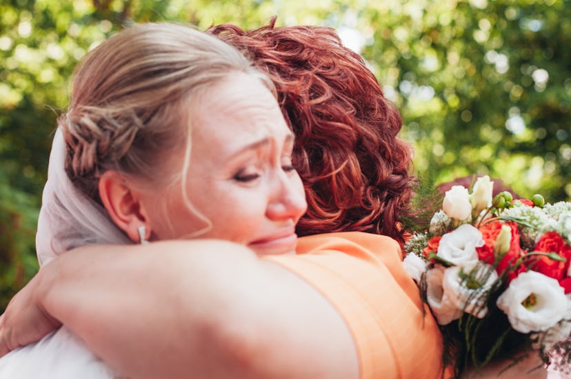 Weddings are emotional days for all involved. 