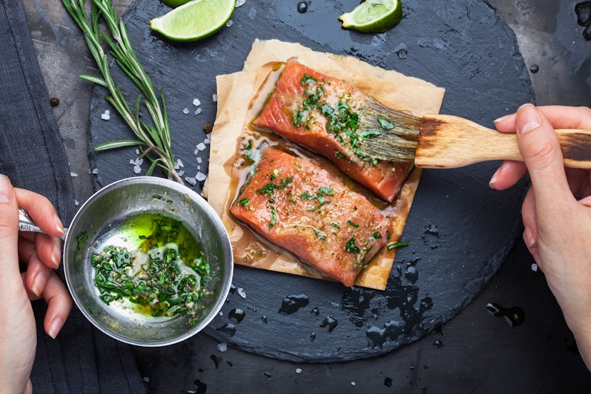 If you're going to become pescatarian, opt for fatty fish like salmon or mackerel. 