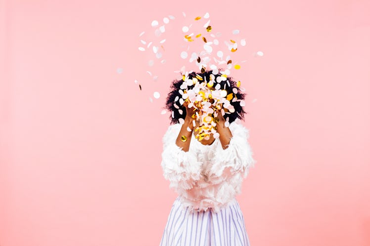 Confetti throw- celebrate happiness