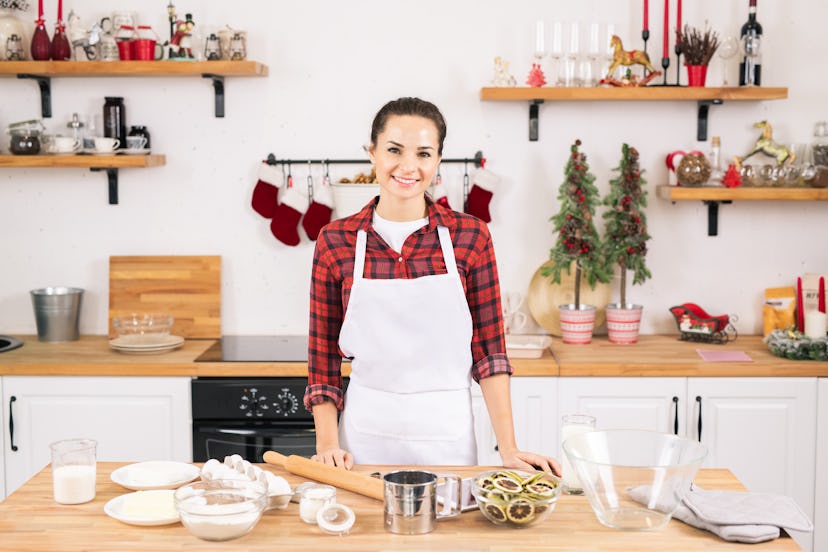 Some families bake cookies together every year for the holidays. 