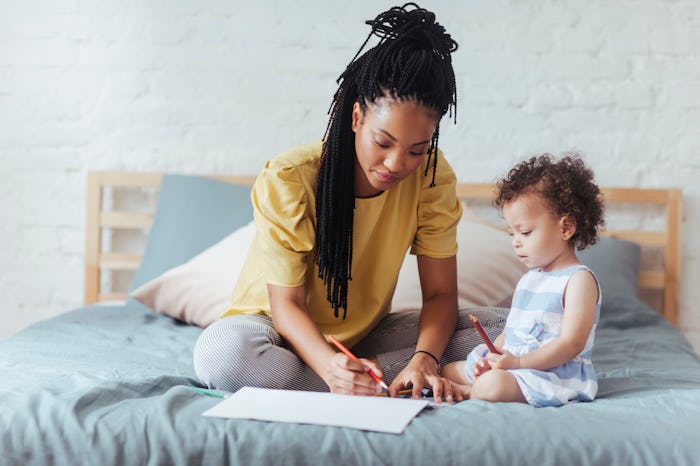 Toddlers can learn colors early, but probably won't name them until their language explosion.