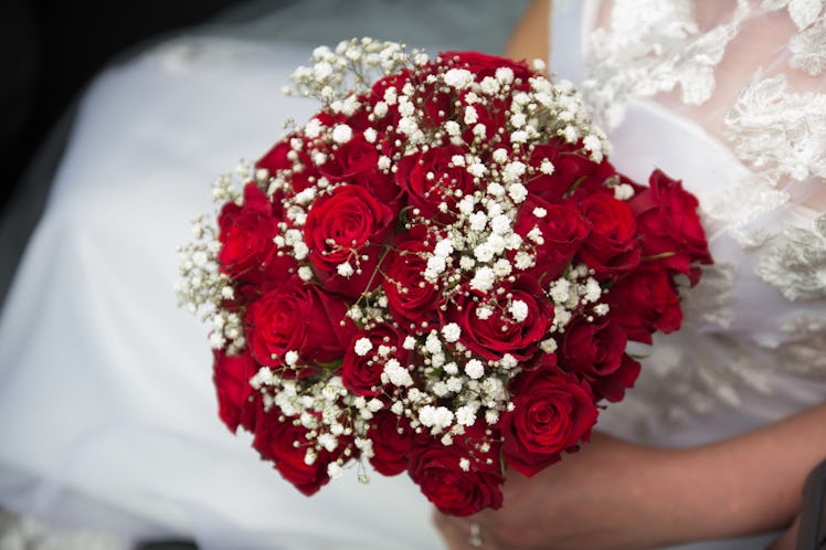 Wedding celebration with red theme