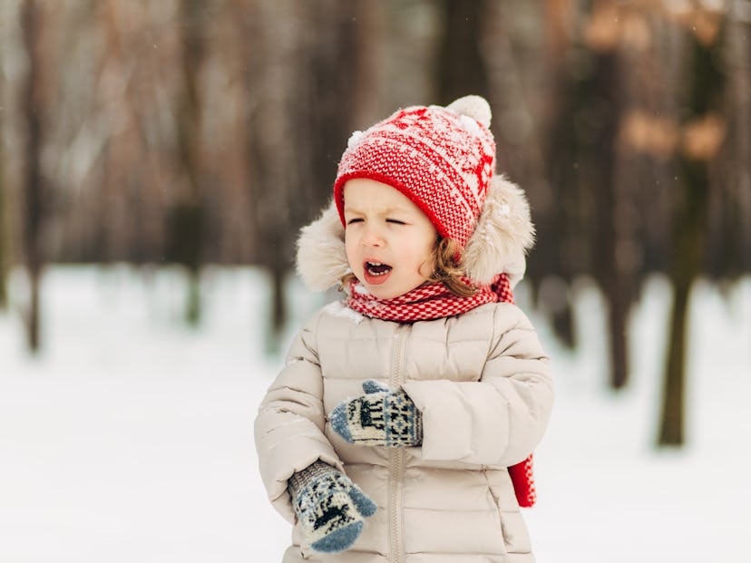 Enjoying cold weather is fine as long as your toddler's bundled up, experts say.