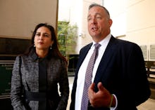 Harmeet Dhlllion, Justin Clark. Attorney's Harmeet Dhillon, left, and Justin Clark, right, who repre...