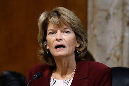 Sen. Lisa Murkowski, R-Alaska, chair of the Senate Energy and Natural Resources Committee, speaks du...