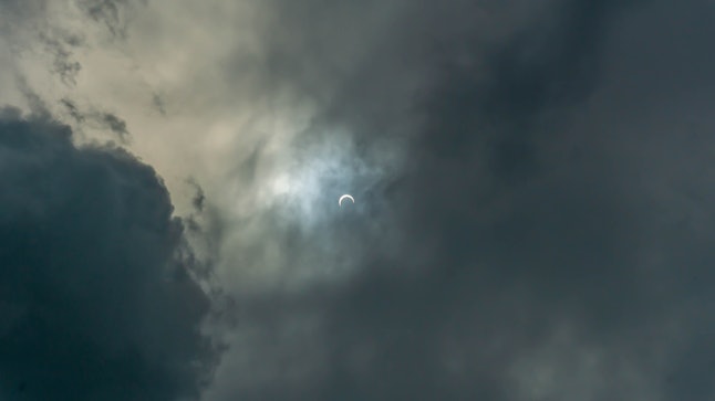 The view of Solar Eclipse 2019 from Kuala Lumpur, Malaysia.