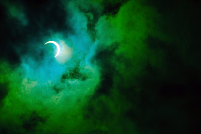 Partial annular solar eclipse, in Malaysia.