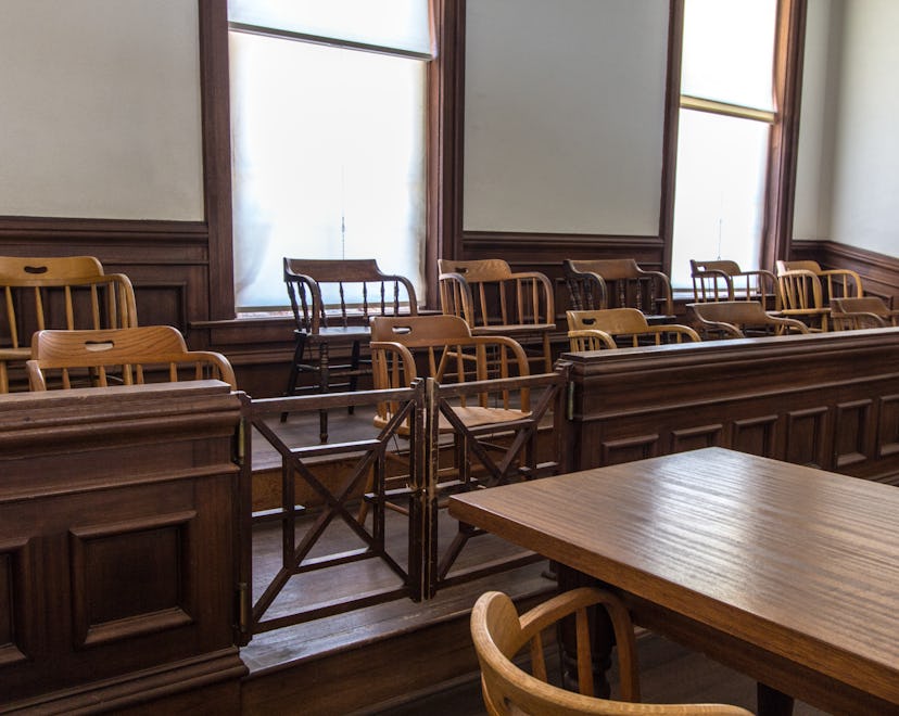 Jury Box And Defendant Table and can you get out of jury duty if pregnant