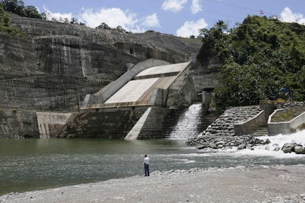 General View of the Largest Hydroelectric Plant in Central America 'Reventazon' in San Jose Costa Ri...