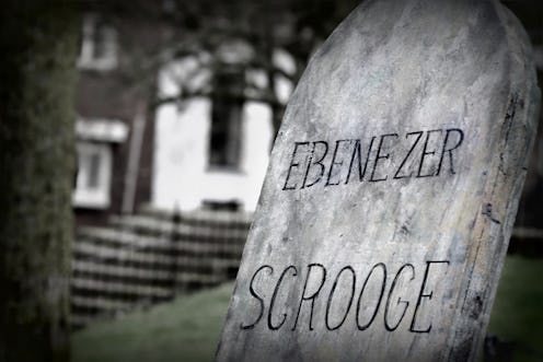 edited version of the ( fictive ) gravestone from Scrooge. Ebenezer Scrooge is the focal character o...