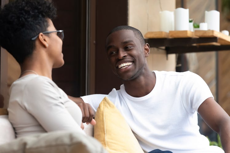 Laughter on a first date is key to showing interest.