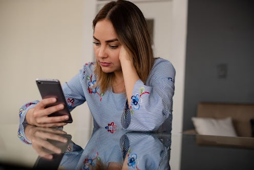 latin women on cell phone
