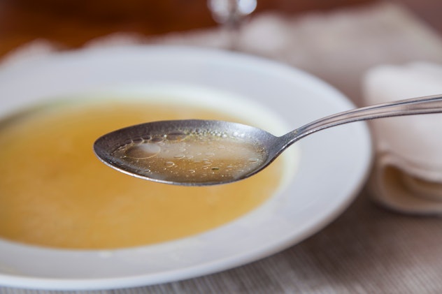 chicken broth with vegetables