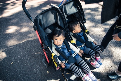 Twins baby stroller