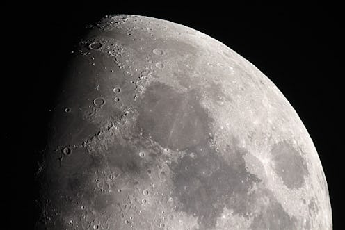 Half Moon Background / The Moon is an astronomical body that orbits planet Earth, being Earth's only...
