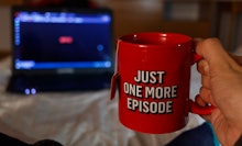 Watching series with a cup of tea. Just one more episode 2