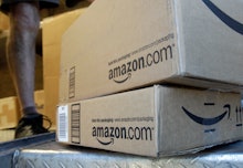 A United Parcel Service driver delivers packages from Amazon.com in Palo Alto, Calif., . Amazon.com ...