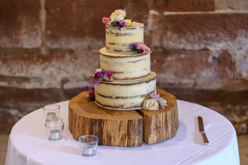 Semi Naked Wedding Cake