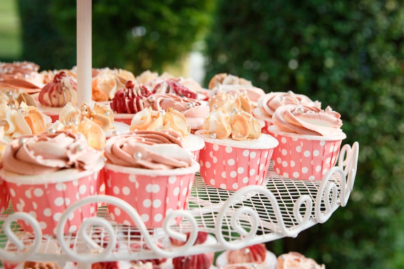 Cupcakes in the wedding Day
