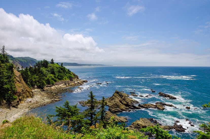 The Oregon Coast and the Pacific Ocean