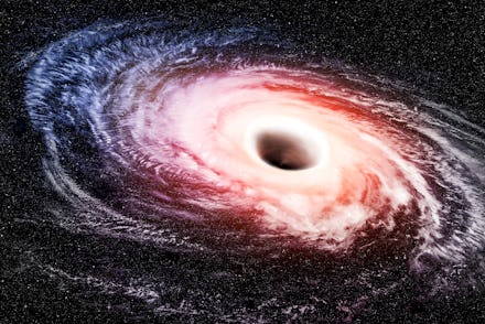 hole black space way fiction hydrogen nebula galaxy white earth cloud cosmic atmosphere explosion me...