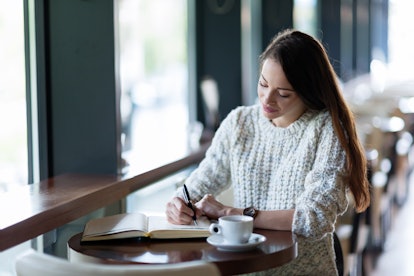 Writing a letter or a poem that expresses your feelings can help you ease into doing it in person. 